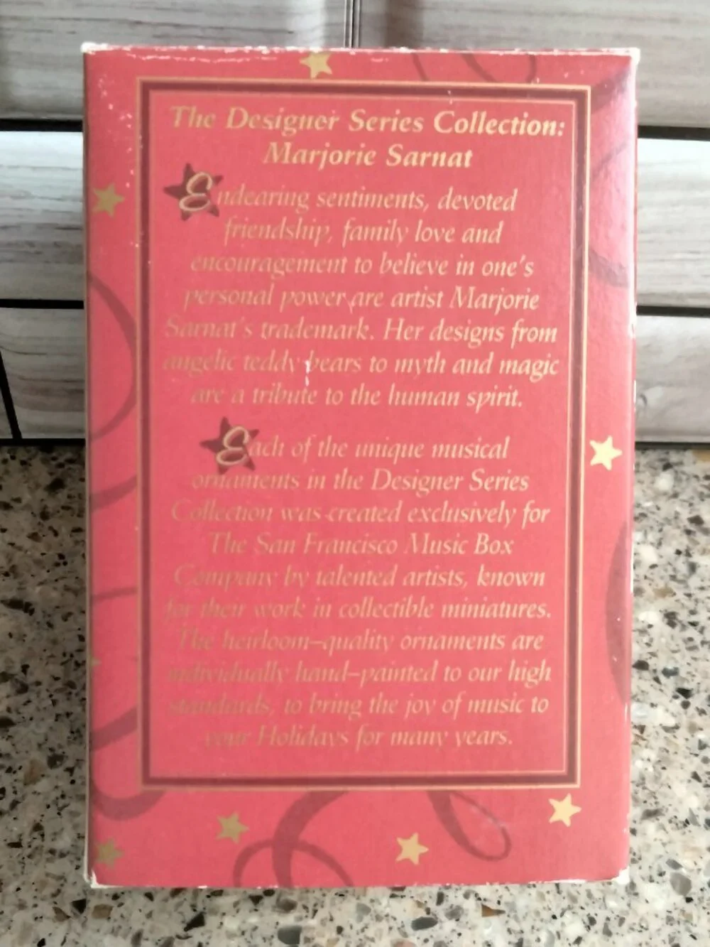 NIB Marjorie Sarnat Wizard & Rainbow Castle Ornament